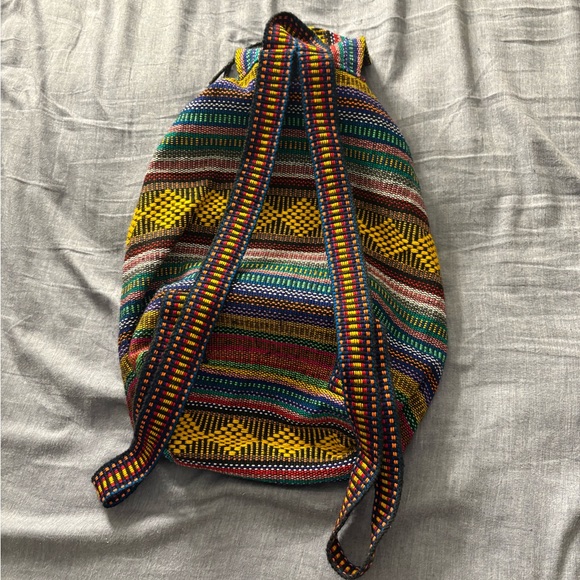 Colorful Striped Backpack - Picture 2 of 3